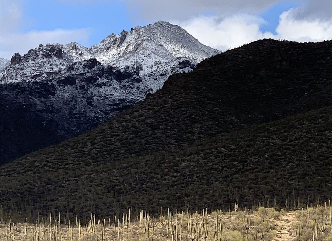 About Our Agency - View of the Bear Canyon Trailhead During the Winter in Tucson Arizona